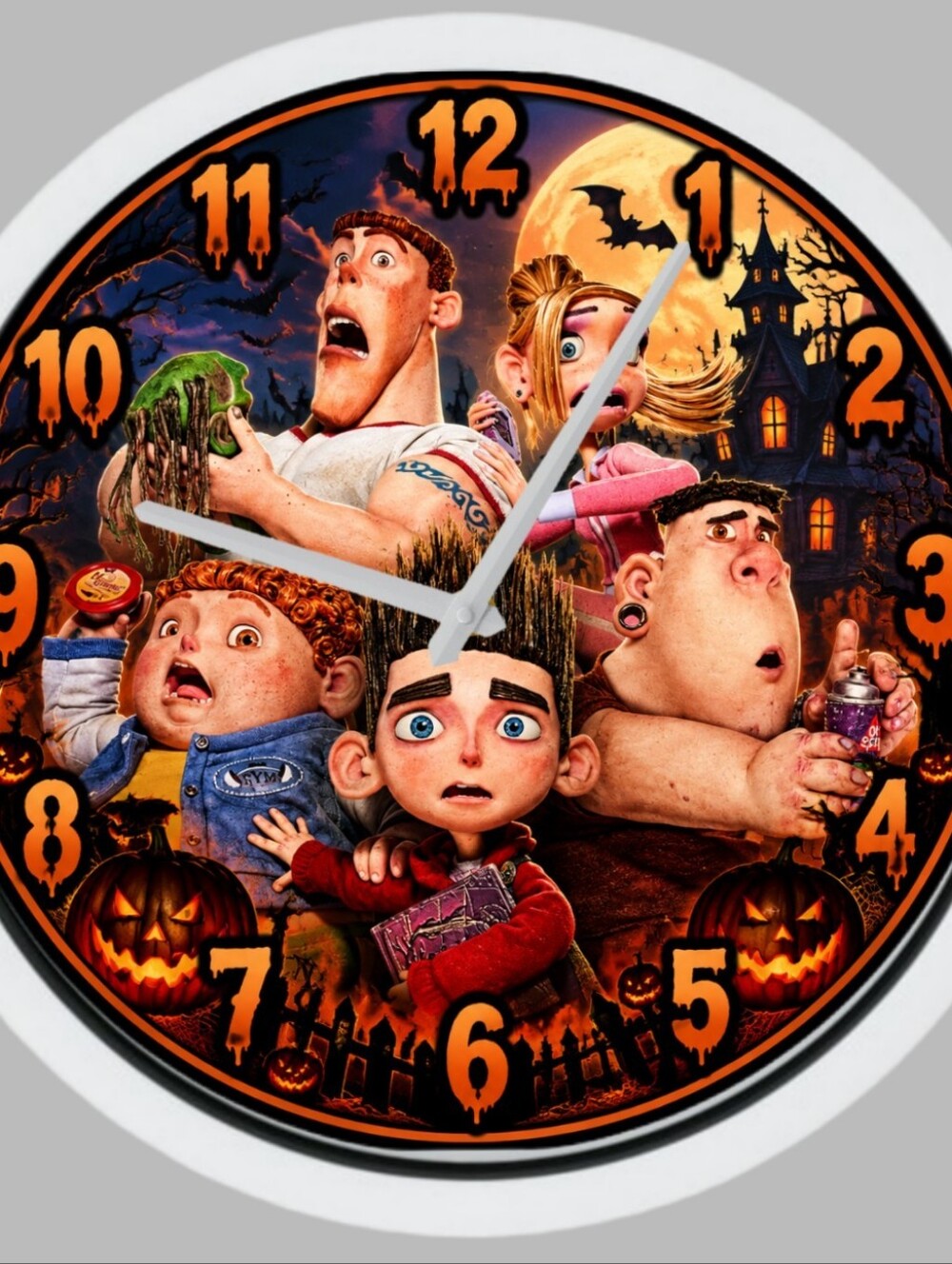 Paranorman Halloween Christmas Thanksgiving Art Clock